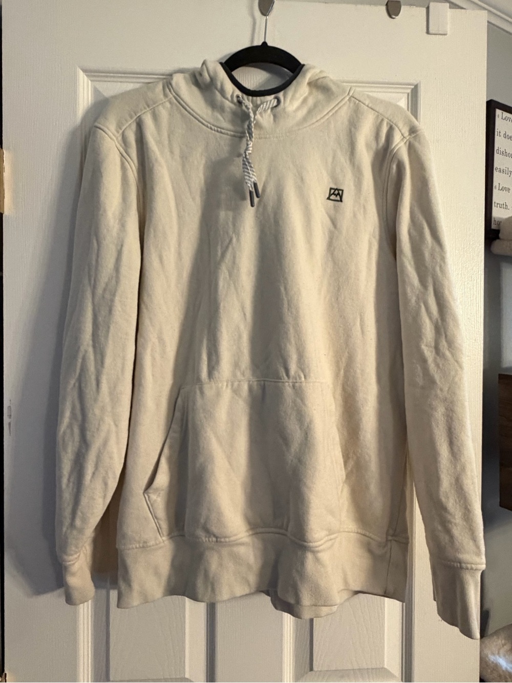 Avalanche Cream Pullover Hoodie Sweatshirt